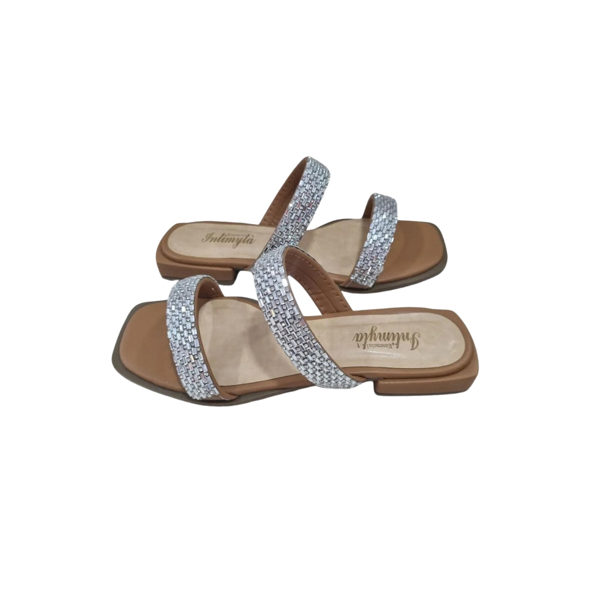 Chinelo Intimytà com Duas Tiras e Brilho - Conforto e Estilo para os Pés