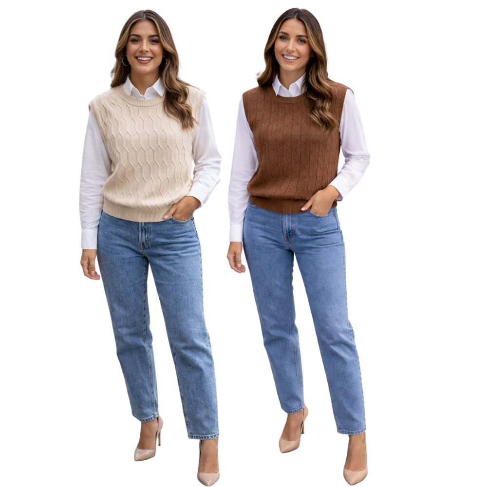 Colete Feminino em Tricot Cropped