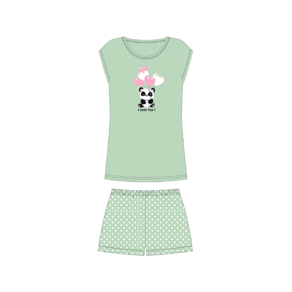 Pijama Feminino Manga Japonesa em Viscose Conforto