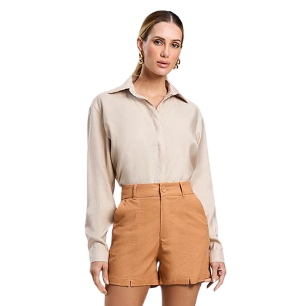 Camisa Feminina Manga Longa - Elegância e Versatilidade no Look