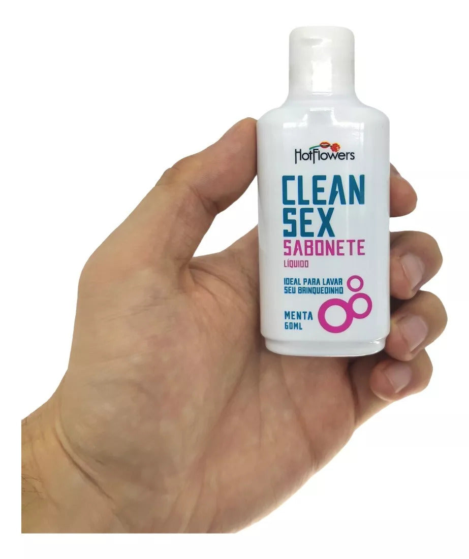 Sabonete Líquido Clean Sex Higienizador de Brinquedos Eróticos HotFlowers