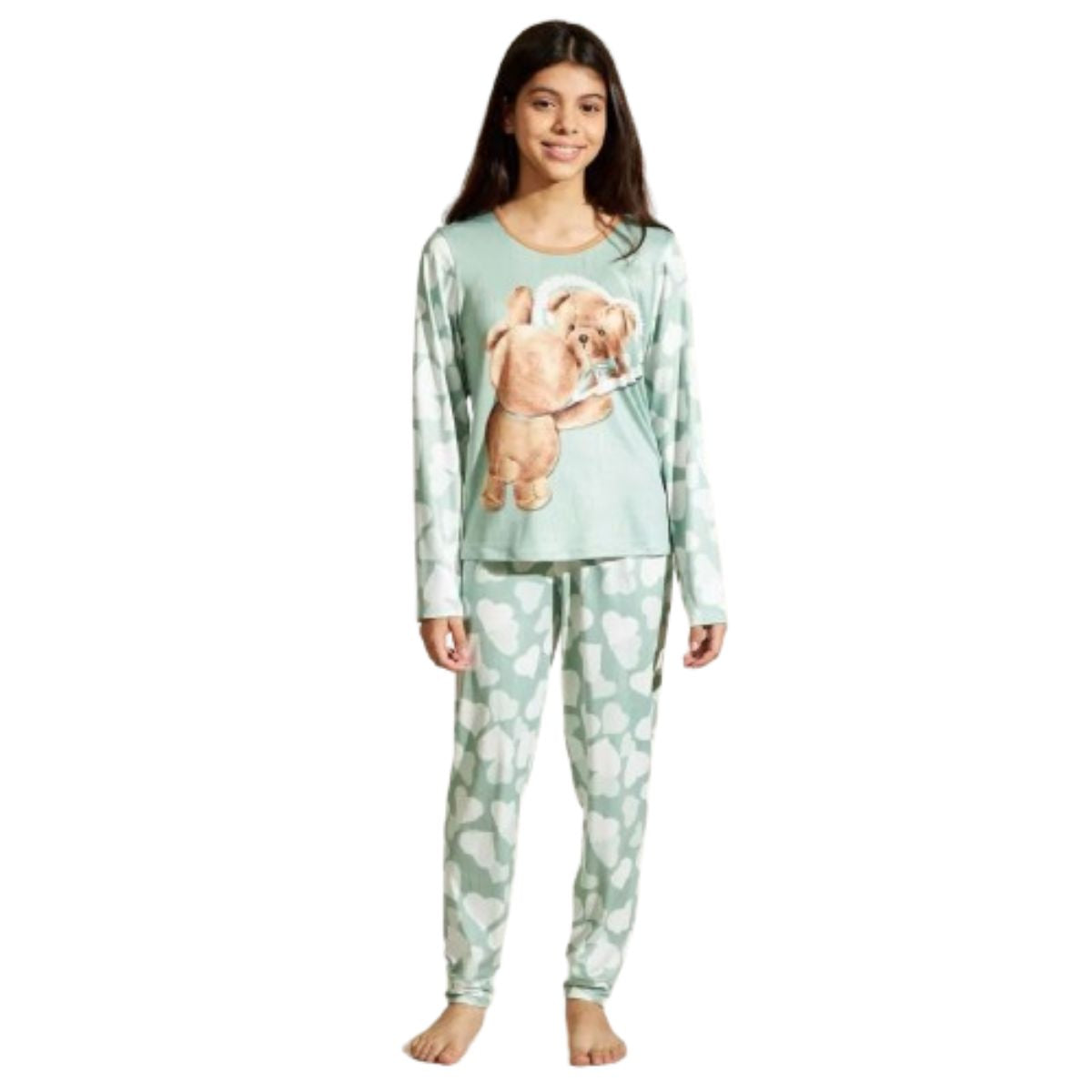 Pijama Infantil Manga Longa Recco