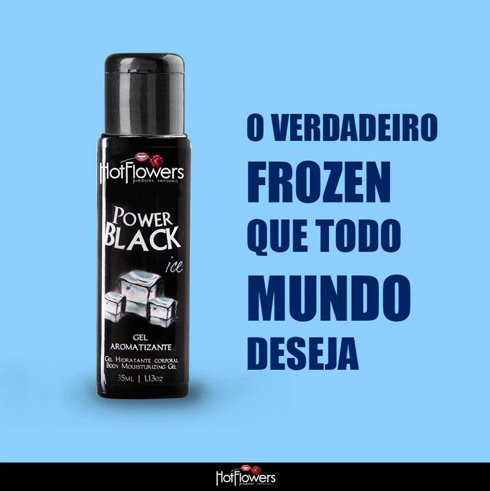 Gel Aromatizantehidratante Power Black Ice Hotflowers