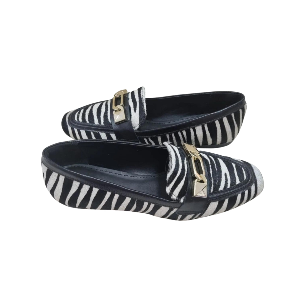 Sapatilha Pêlo Zebra com Detalhe Dourado Intimytà
