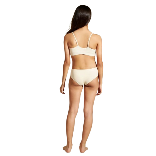 Calcinha Boneca Infantil Bio sem Costura com Cós sem Elástico