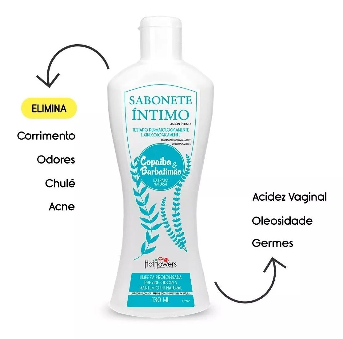 Sabonete Íntimo Copaíba e Barbatimão HotFlowers