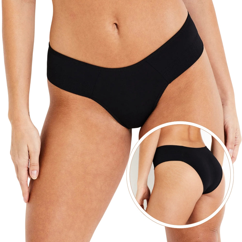 Calcinha Biquini Tecido 3D Cintura Reta