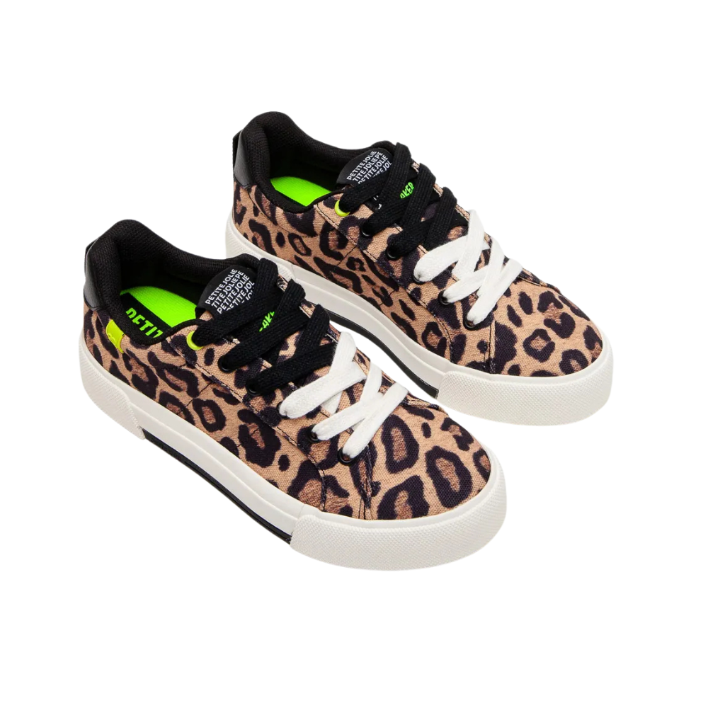 Tênis Feminino Despojado Petite Jolie Pump Onça Sola Limão