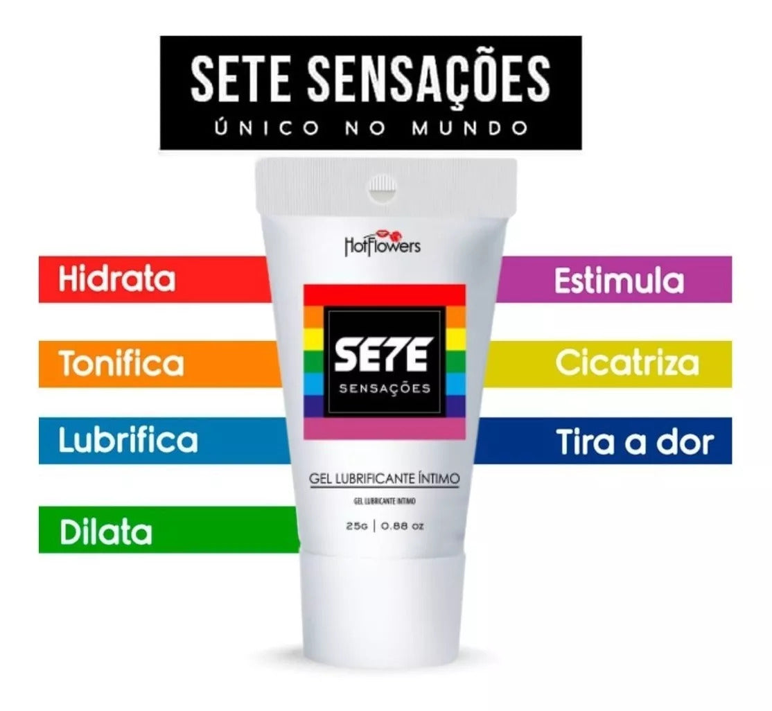 Gel Lubrificante Íntimo Se7e Sensações HotFlowers