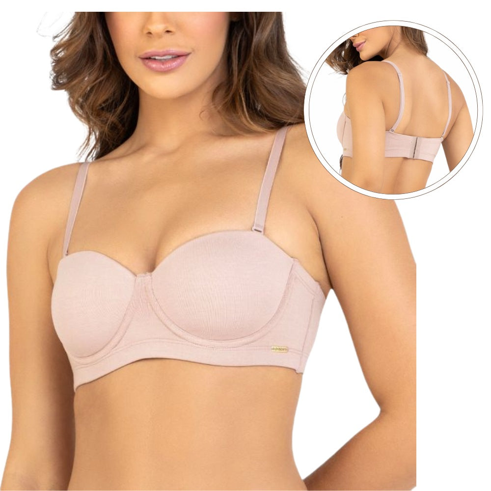 Sutiã  Tomara que Caia Bustiê em Microfibra Ecológica Macia e Confortável