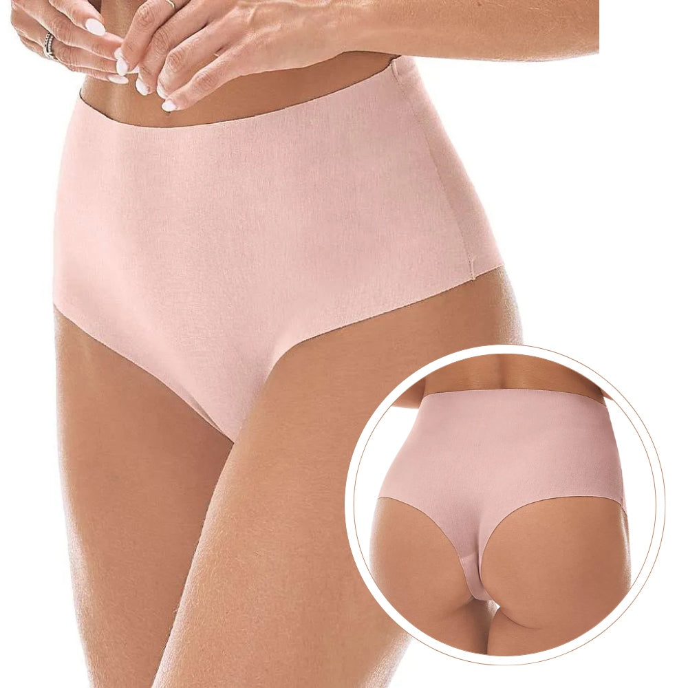 Calcinha Tanga Cós Alto em Algodão e Corte a Laser Qualidade e Ajuste Perfeito para o Seu Corpo Não Enrola