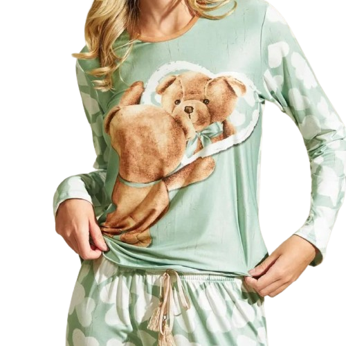 Pijama Longo de Visco Skin Recco