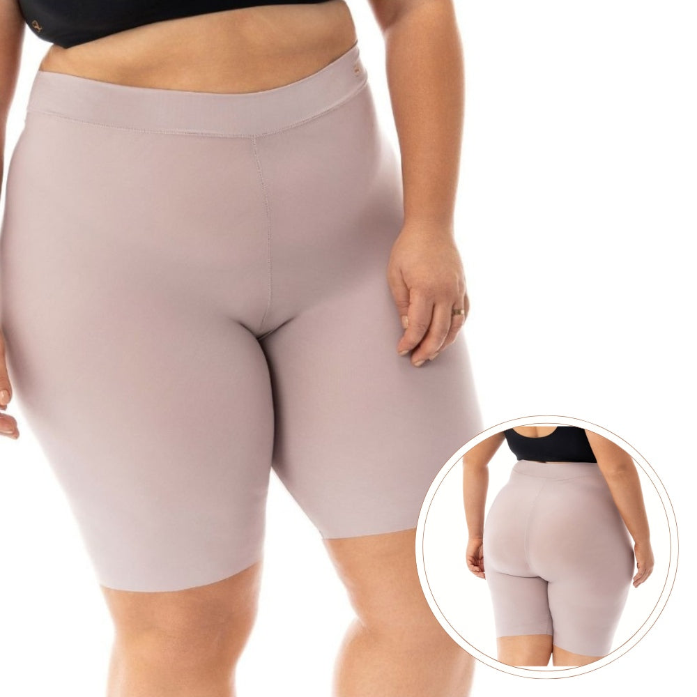 Calcinha Cós Duplo Corte a Laser: Bermuda Cós Duplo para Mulheres Plus Size