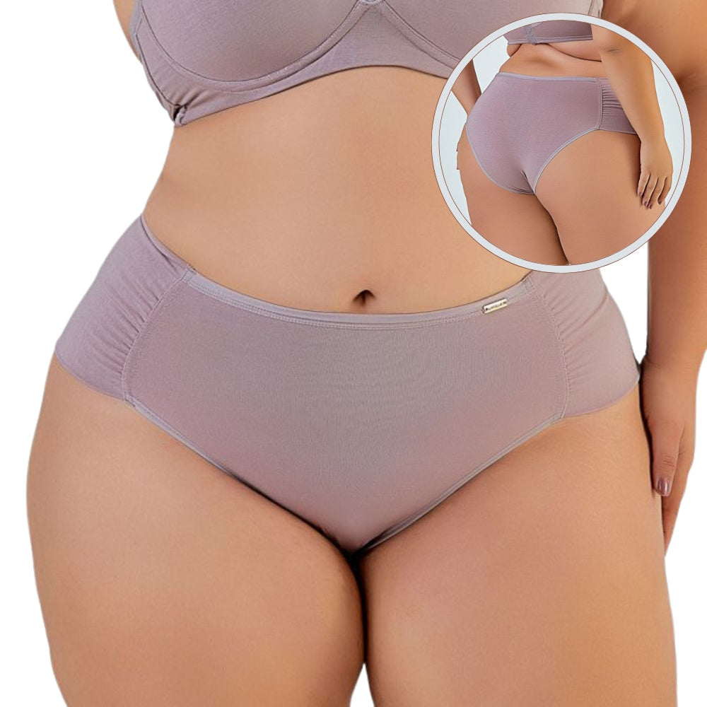 Calcinha Plus Bombom com Forro Antibacteriano