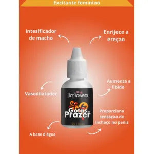 Gotas do Prazer Óleo - Excitante Feminino