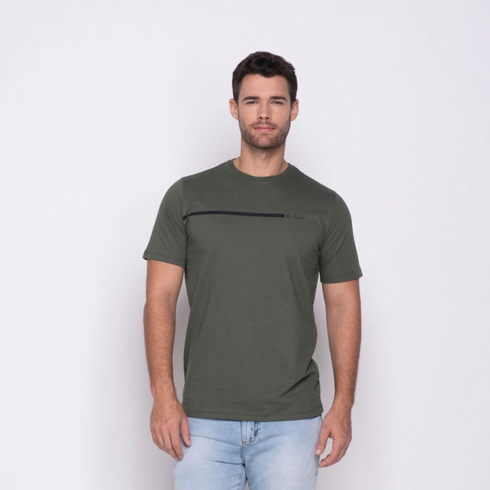 Camiseta Masculina Básica Algodão