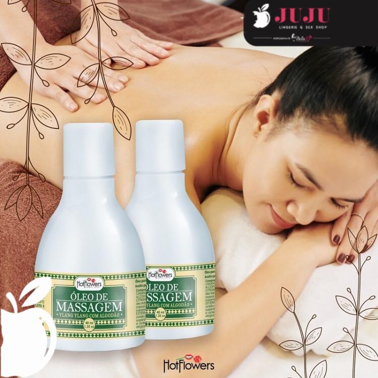Oleo De Massagem Ylang Ylang Com Algodao Hotflowers
