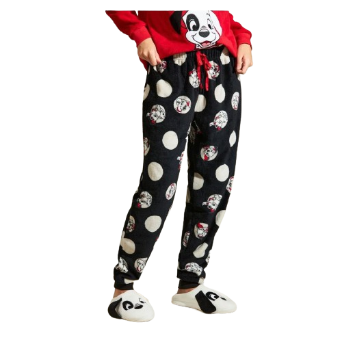 Pijama Longo de Fleece  101 Dálmatas Recco