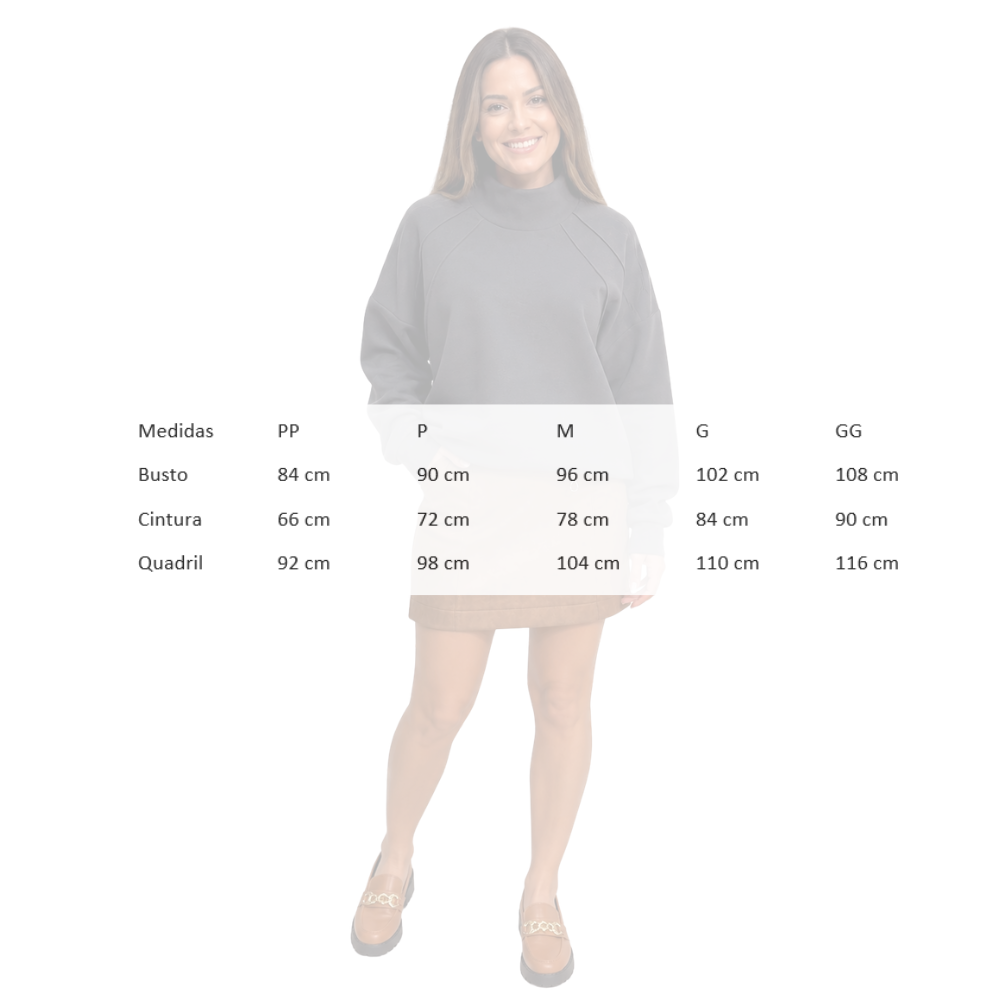 Blusão Feminino Comfy Tecido Macio