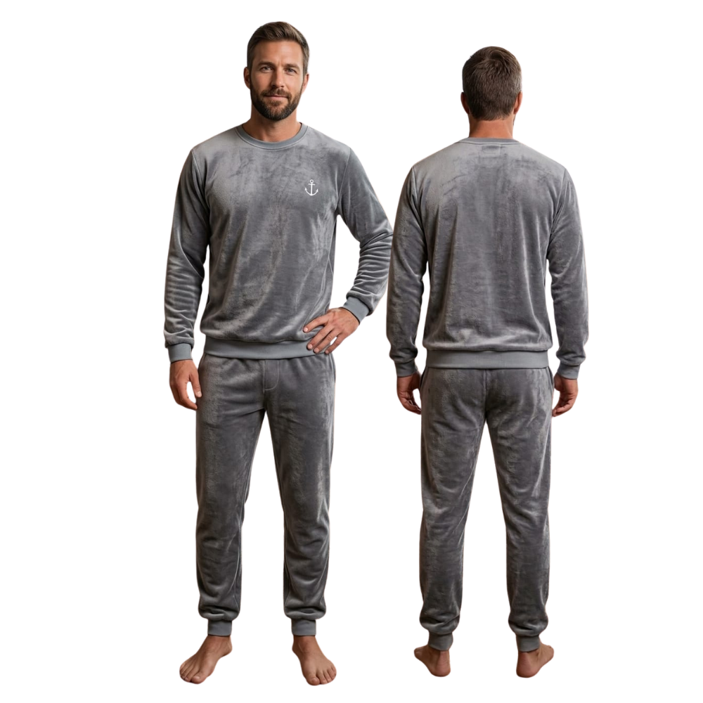 Pijama Masculino em Fleece Conforto para os Dias Frios