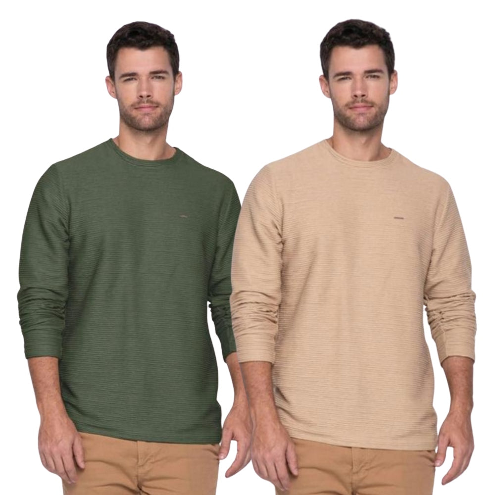 Camiseta Masculina Básica Manga Longa