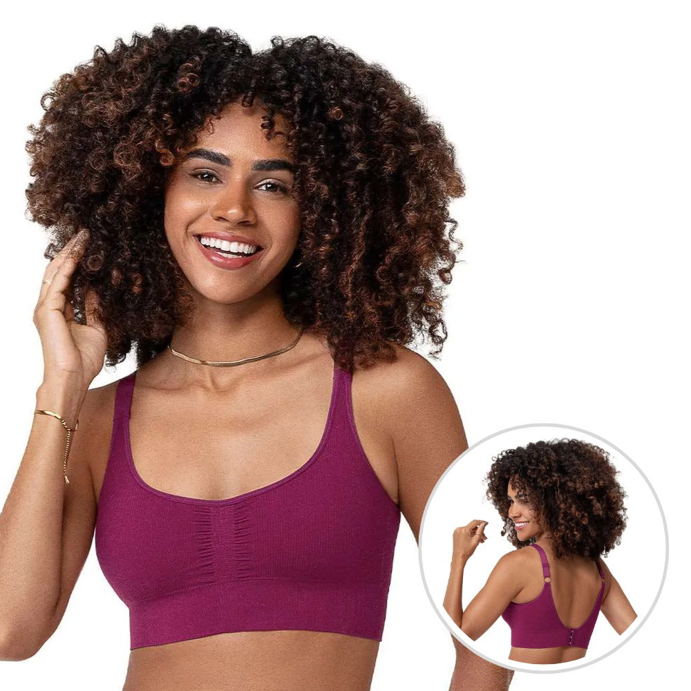 Sutiã Comfort Anatômico Alças Reguláveis Bojo Removível sem Costura