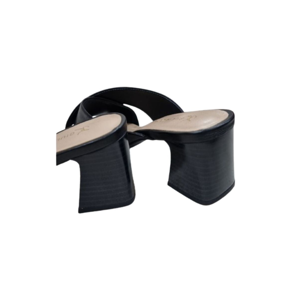 Tamanco Atanado Stone Preto com Tiras Cruzadas