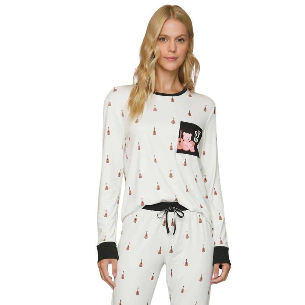 Pijama Jogger All Print Feminino em Sublime Touch