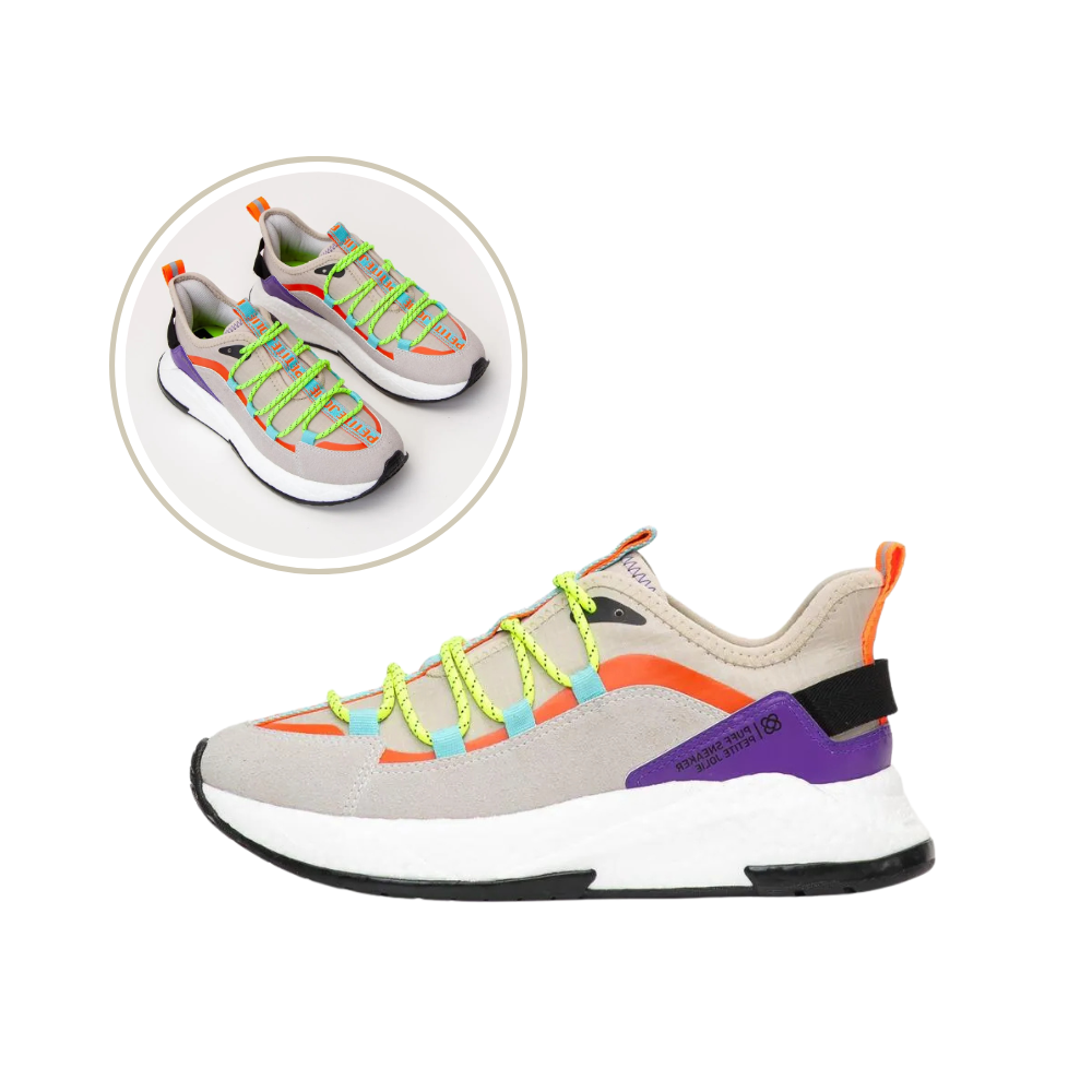 Tênis Feminino Petite Jolie Puff Sneaker Multi Colorido
