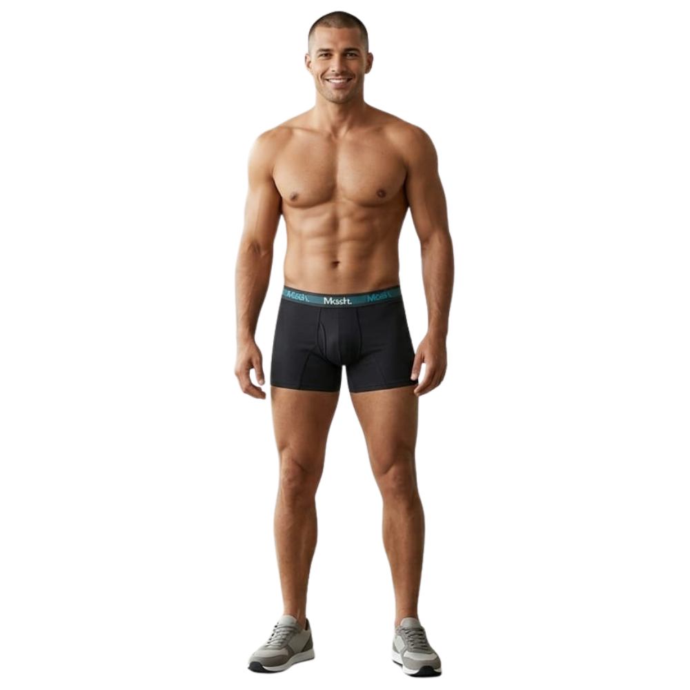 Cueca Boxer Longa Microfibra Conforto Extremo, Antiatrito e Secagem Rápida