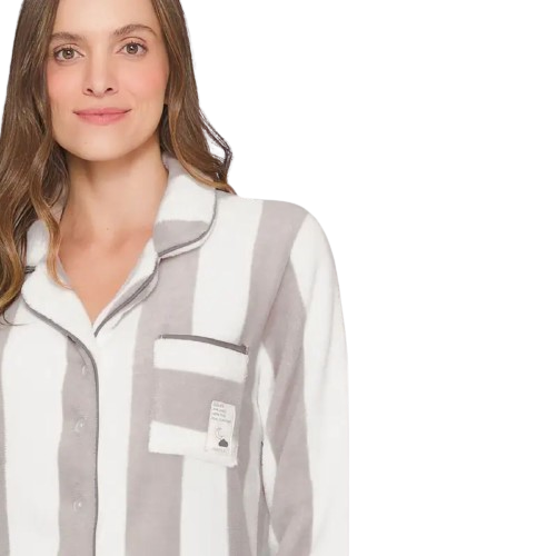 Pijama Aberto Fleece Get Together Lua Luá