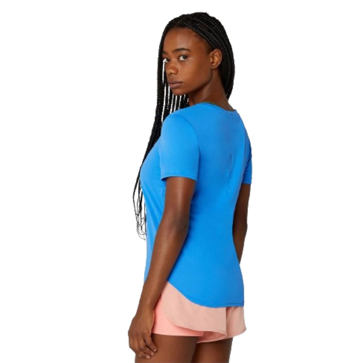 T-shirt Gola Redonda  e Modelagem Alongada Proteção UV e Secagem Rápida