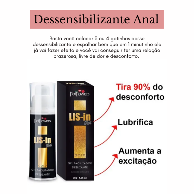Gel Facilitador Deslizante Lis In Hotflowers