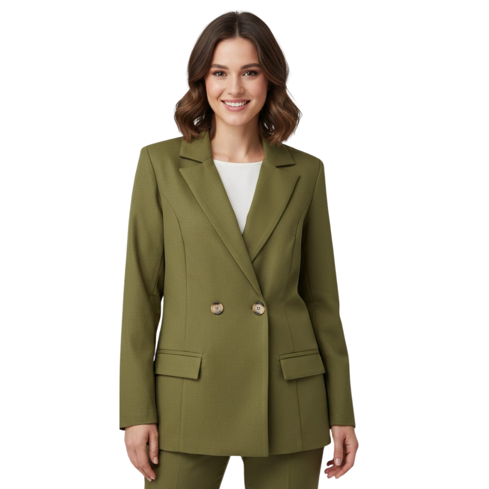 Blazer em Linho Feminino Transpasse Duplo Elegante, Leve e Sofisticado -  Ilícito
