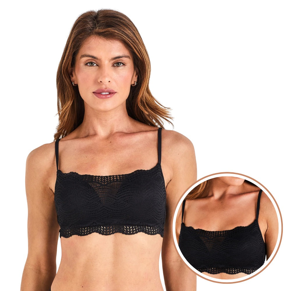 Sutiã Sutop® de Renda Decote Quadrado: Ajuste Perfeito