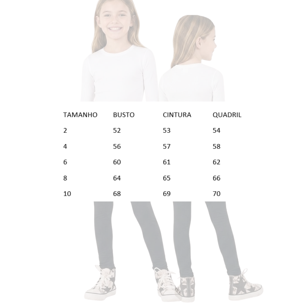 Calça Legging Térmica Infantil Feminina Urban