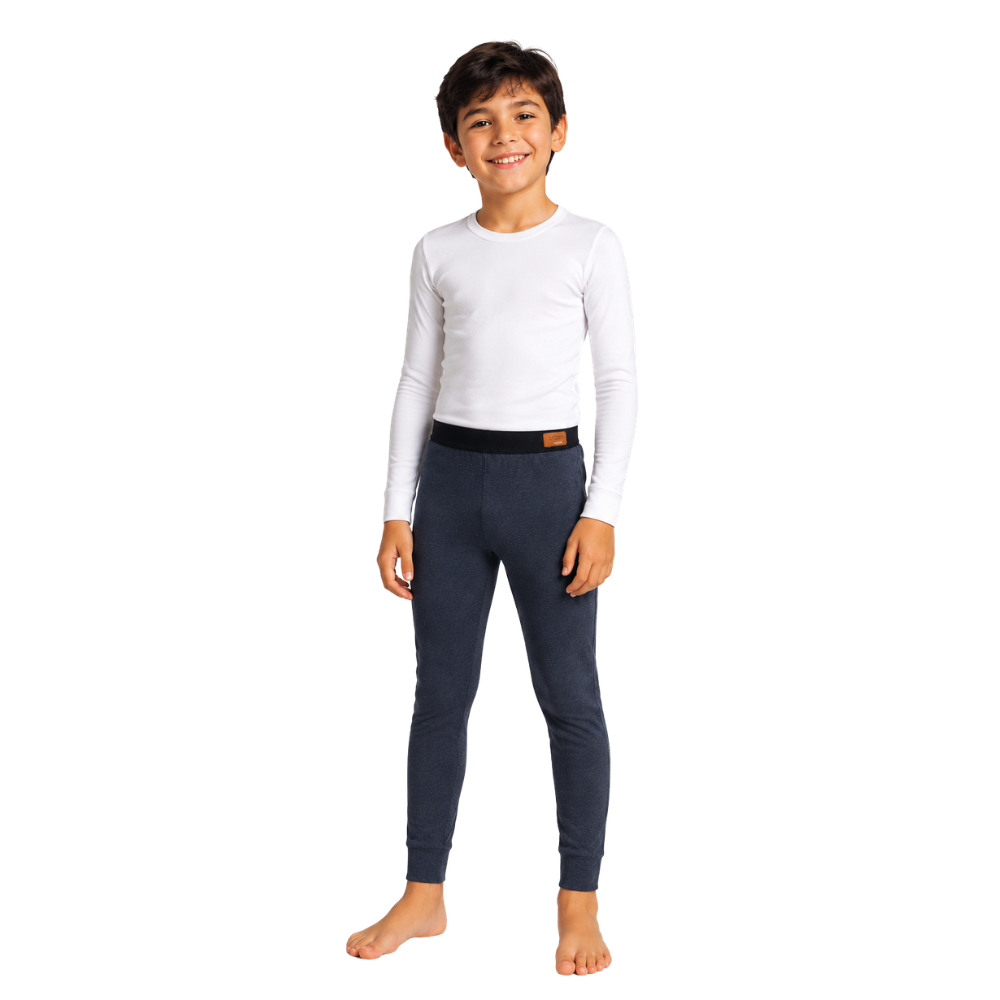 Ceroula Térmica Kids Masculina em Algodão - Proteção no Frio  Tamanho 4 ao 8