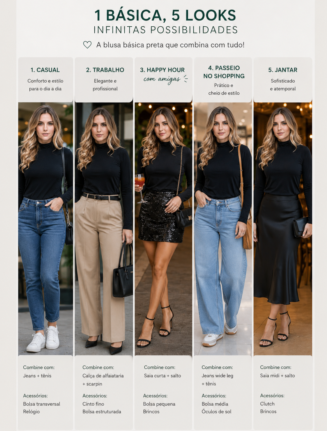 Básica Térmica Feminina Gola Redonda Fio Inteligente com Proteção UV