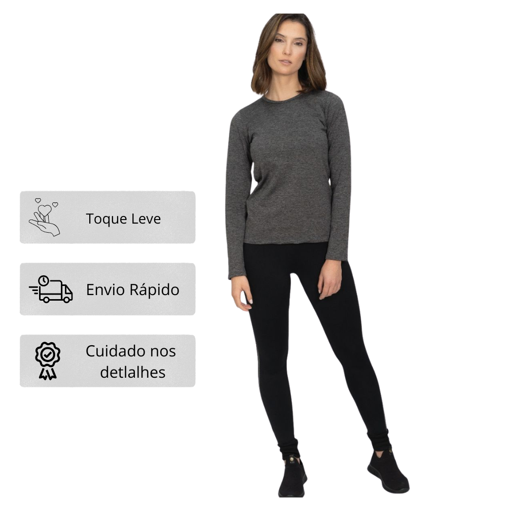 Básica Térmica Feminina Urban com Malha Premium