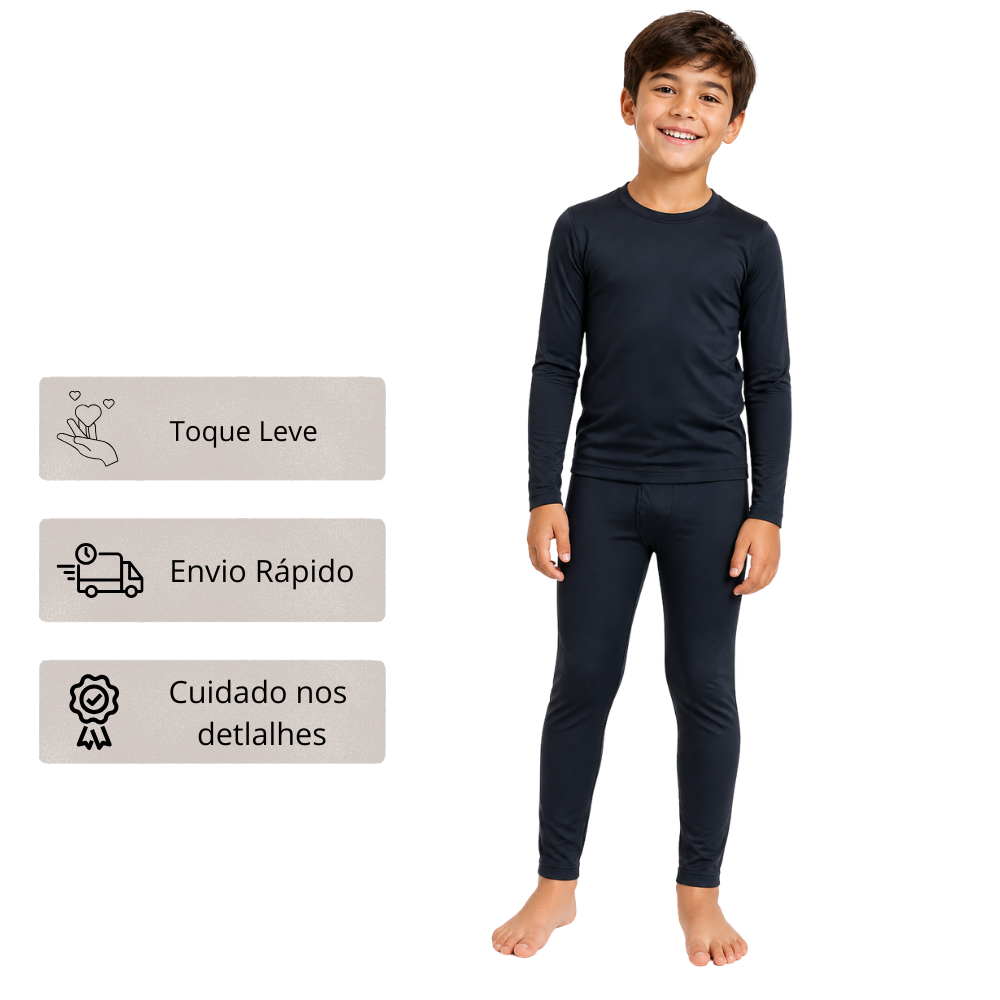 Ceroula Térmica Infantil Masculina Urban Levemente Apeluciada
