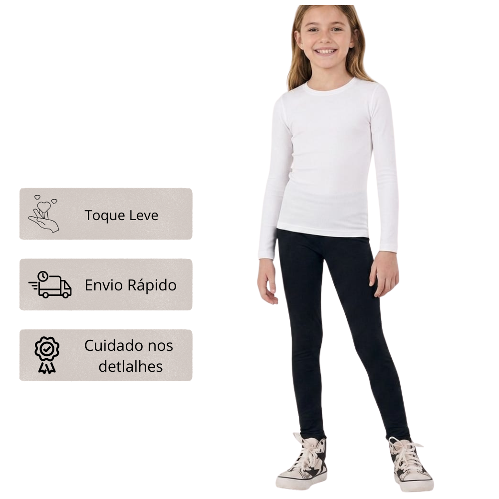 Calça Legging Térmica Infantil Feminina Urban