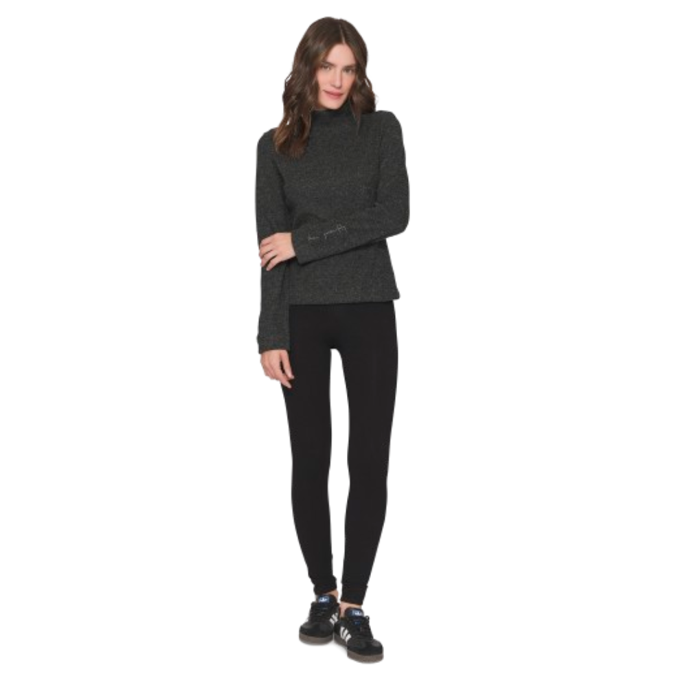 Blusa Básica Feminina Manga Longa Comfy Lua Luá
