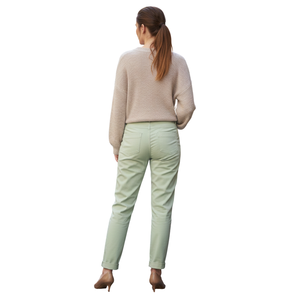 Calça Jeans Casual Feminina Jogging New Stretch