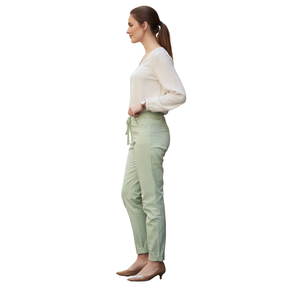 Calça Jeans Casual Feminina Jogging New Stretch