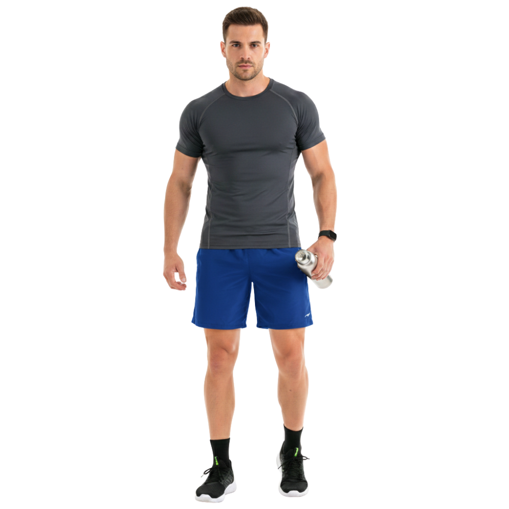 Bermuda Fitness Masculina com Bermuda Interna Conforto e Liberdade de Movimento