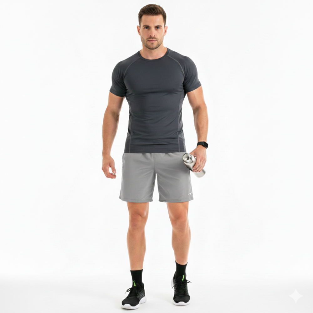 Bermuda Fitness Masculina com Bermuda Interna Conforto e Liberdade de Movimento