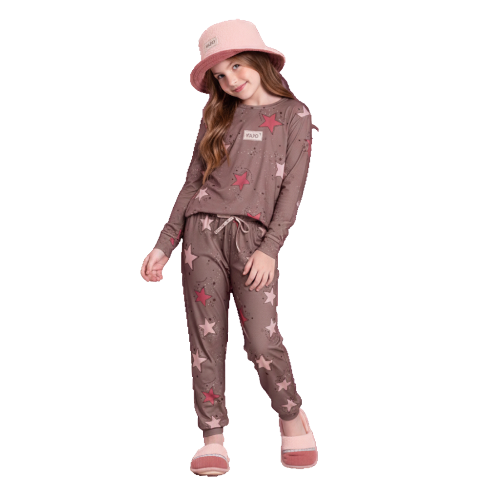 Pijama Jogger Infantil Stars Guide Lua Luá