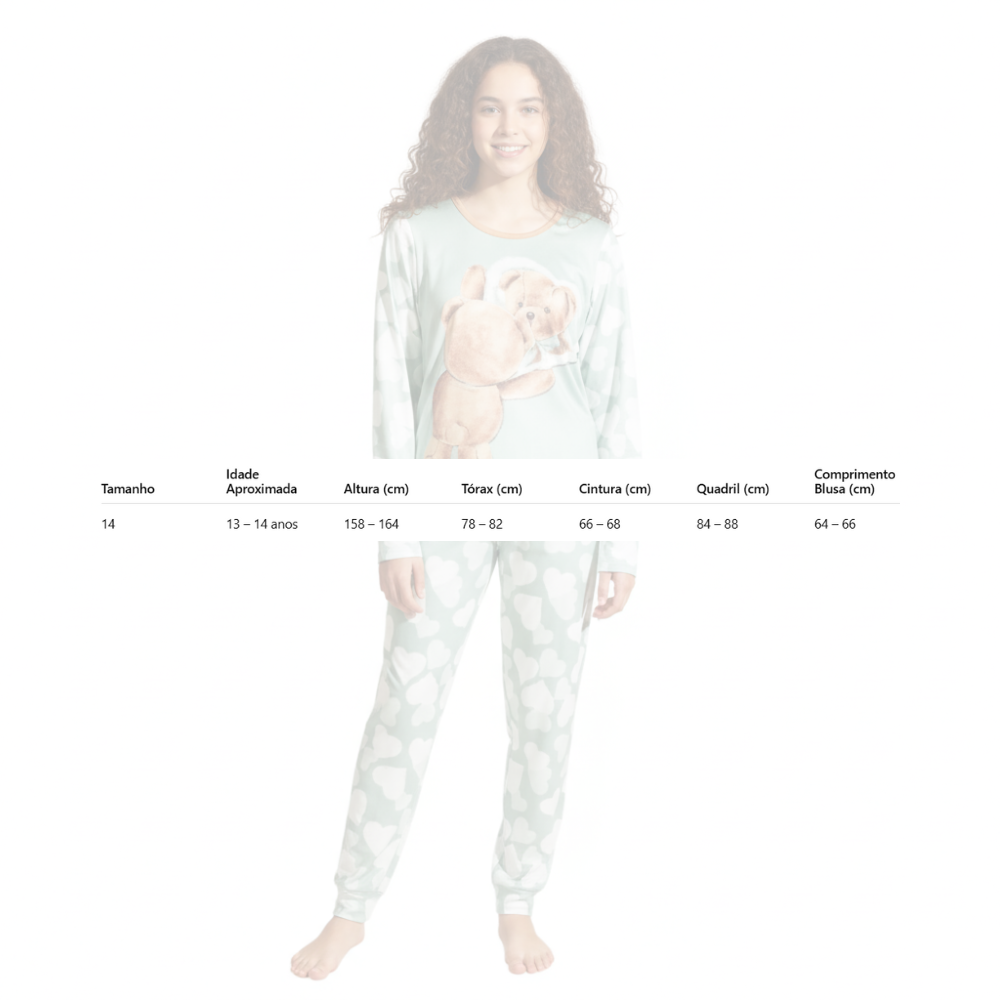 Pijama Comprido Junvenil de Visco Recco