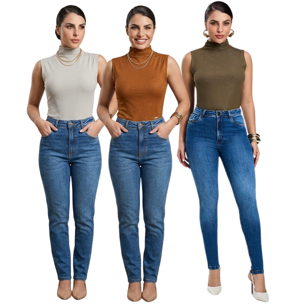 Blusa Regata com Gola Leve e Confortável