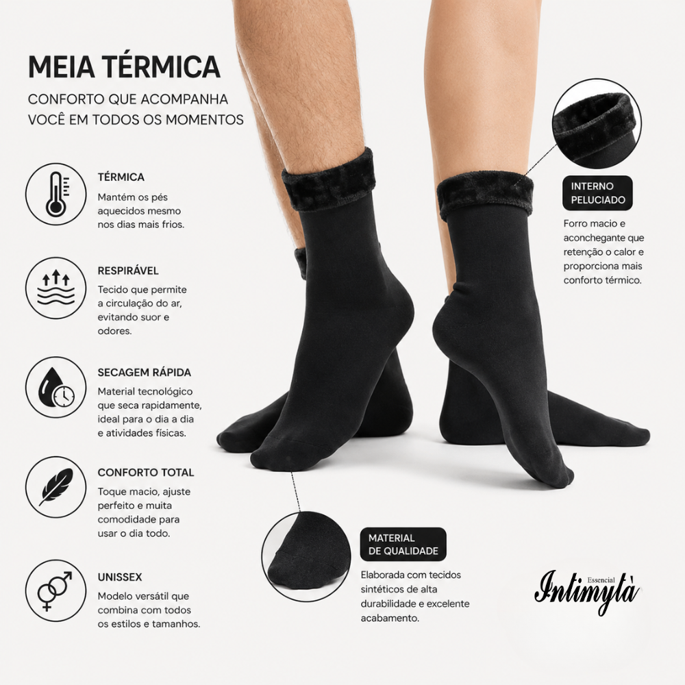 Meia Térmica Soquete 